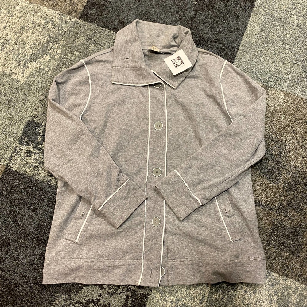 Anne Klein Sweater NEW Button Down Long Sleeve Cardigan Women's Size XL